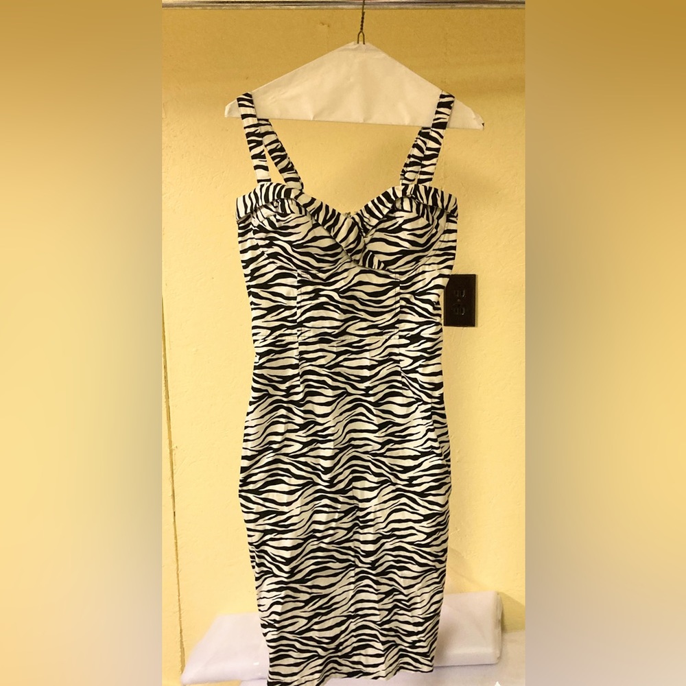 Zebra vintage Deadly Dames by micheline Pitt size M
